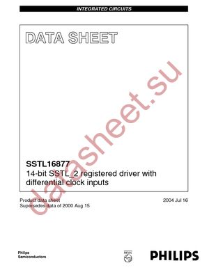SSTL16877DGG,512 datasheet  